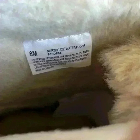 Jambu Northgate Faux Fur Trim Boot in Tan Size 6 NIB - Picture 5 of 7